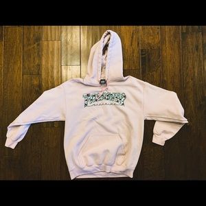 Pink Thrasher Roses Pink Hoodie sweatshirt